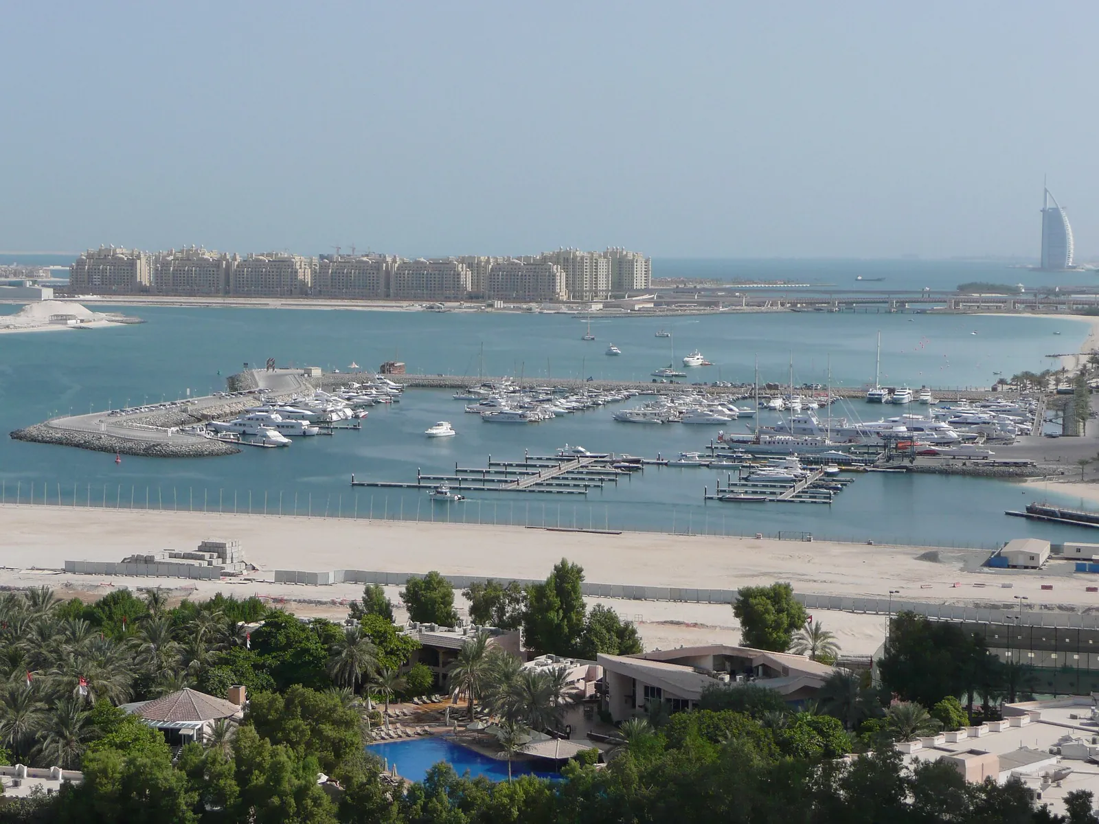 Palm Jumeirah and Dubai Marina, United Arab Emirates
