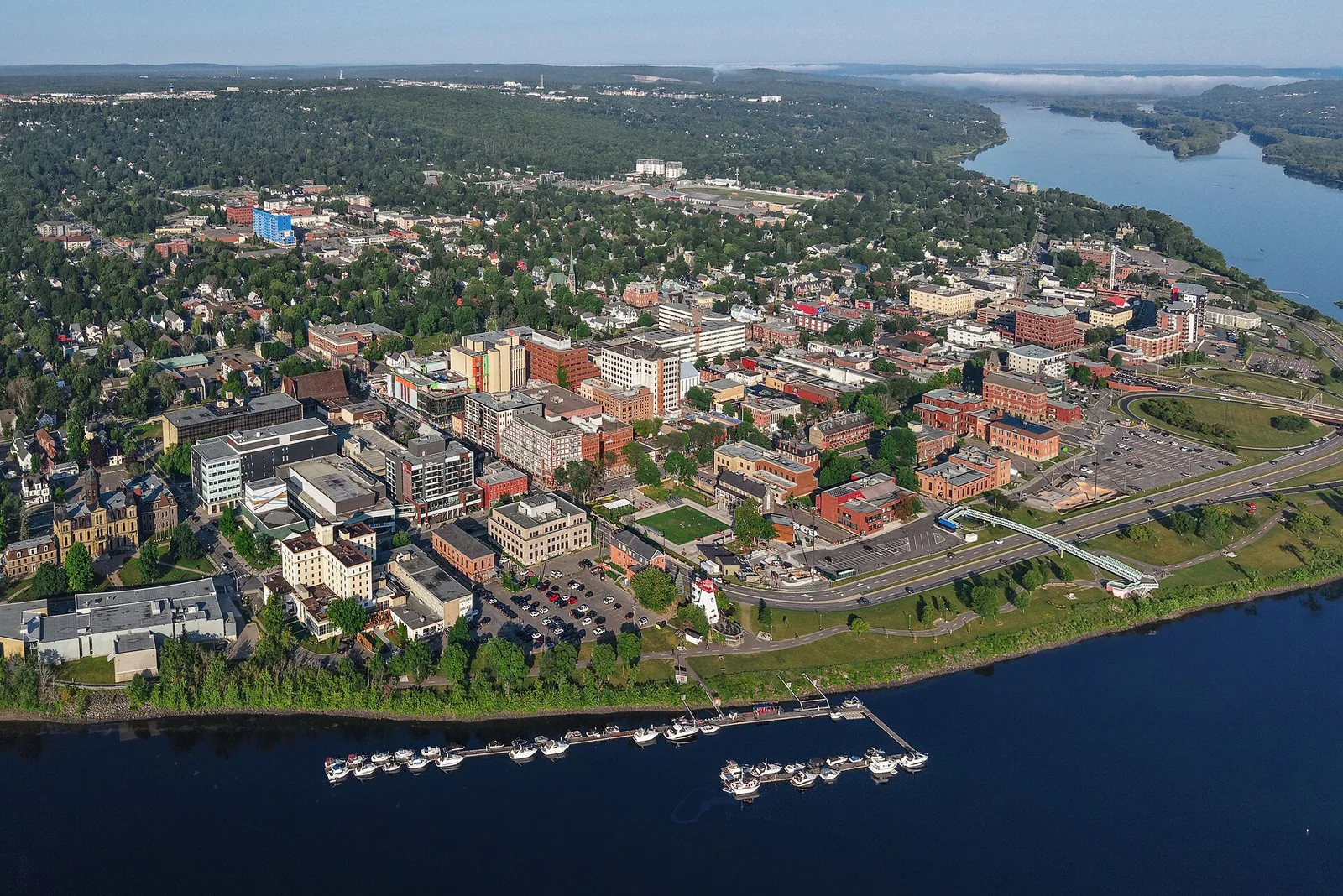 Fredericton and Saint John, Canada