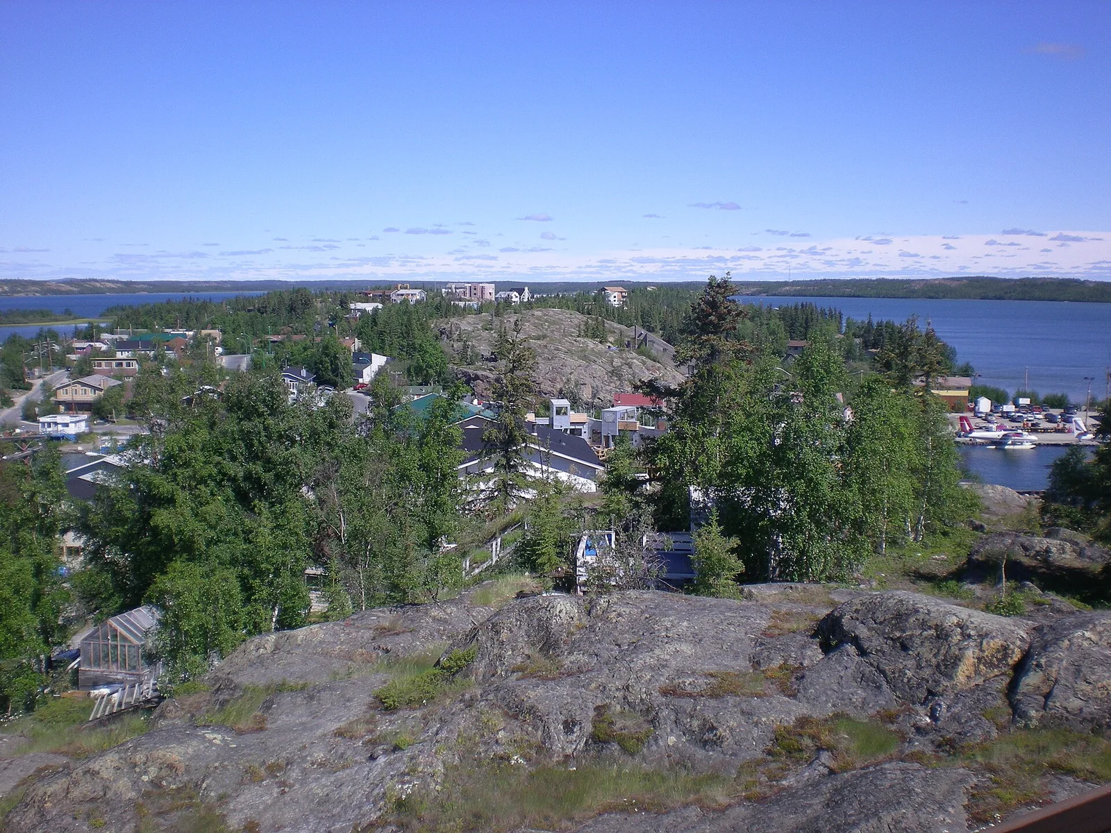 Yellowknife and Great Slave Lake, Canada