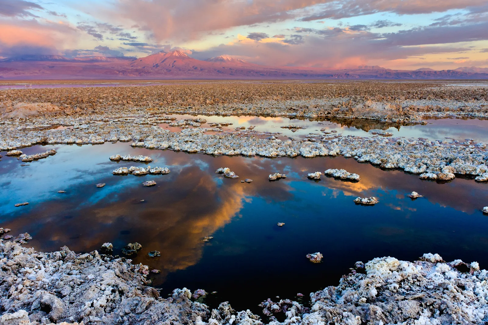 Salar de Atacama and high lakes, Chile