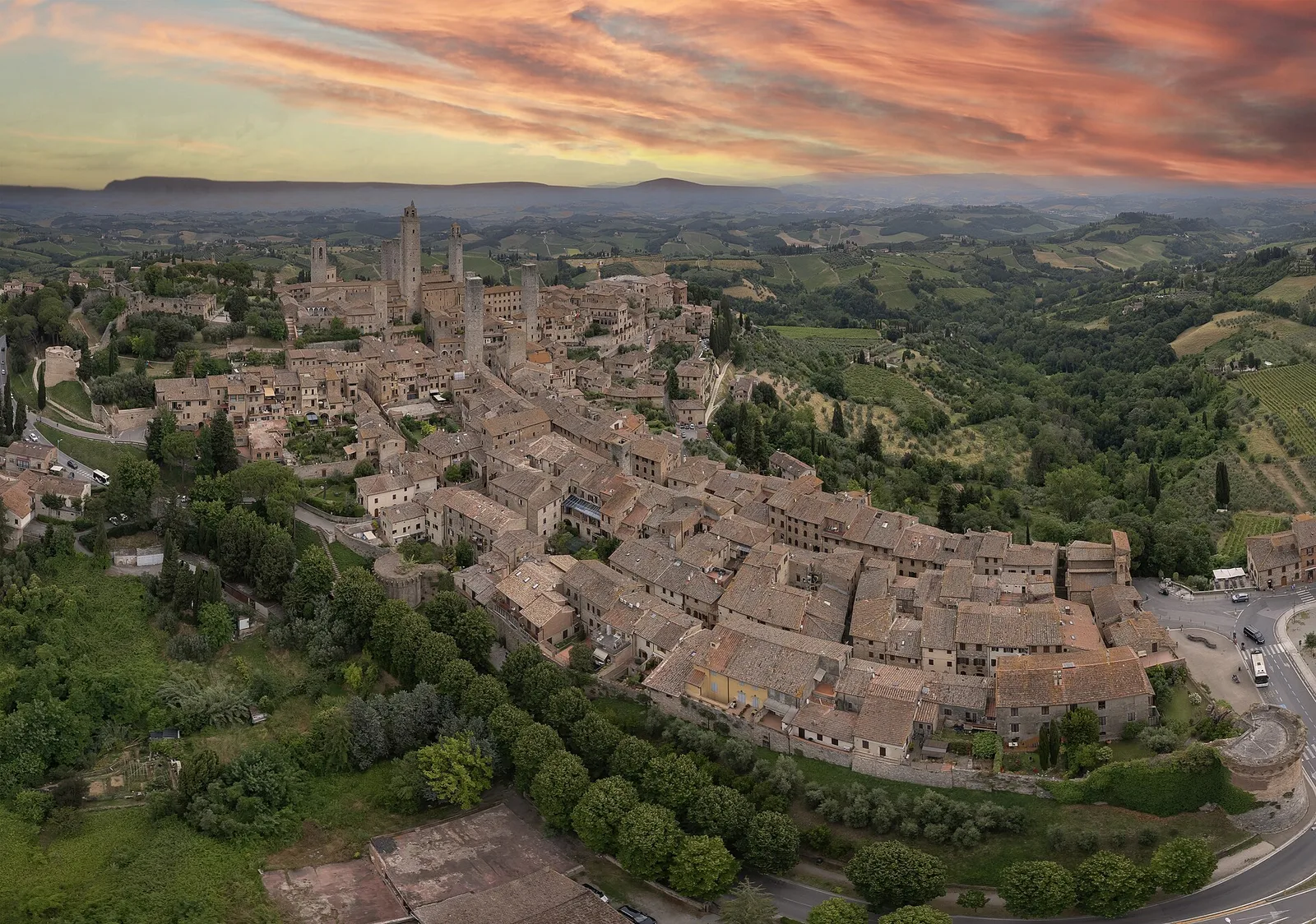 Siena San Gimignano and Chianti, Italy