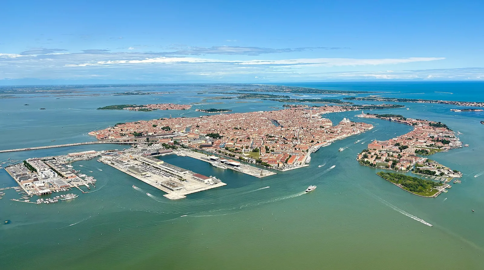 Venice historic lagoon, Italy