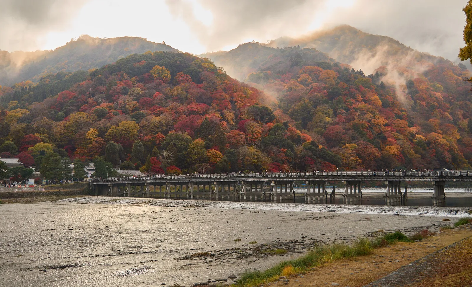 Kyoto Arashiyama and western hills, Japan