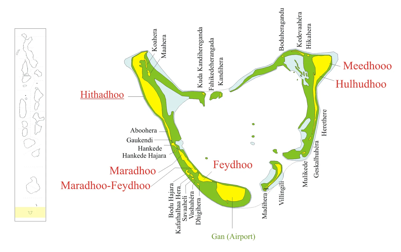 Representative country image: Addu City and Gan