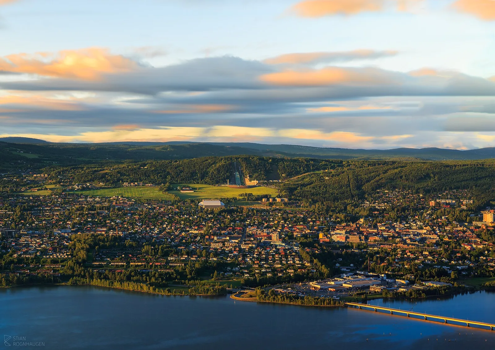 Lillehammer and Mjøsa, Norway