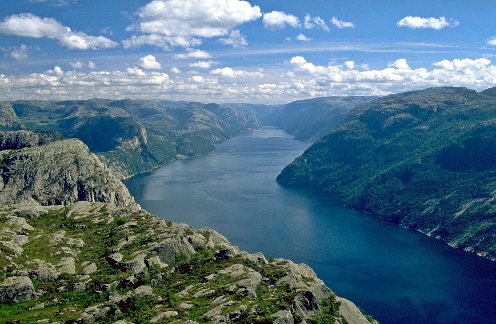 Lysefjord and Preikestolen, Norway