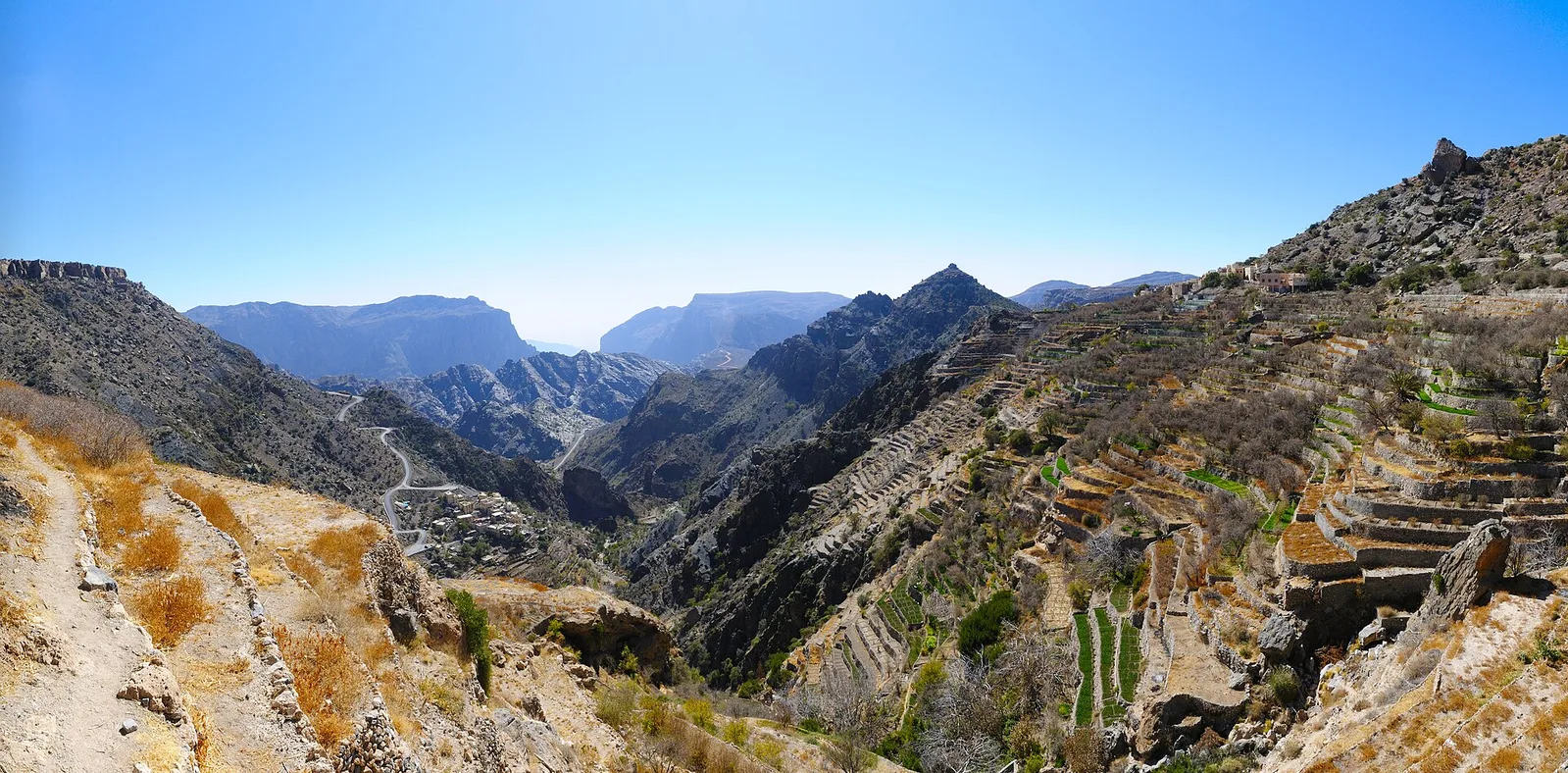 Jabal Akhdar and Saiq Plateau, Oman