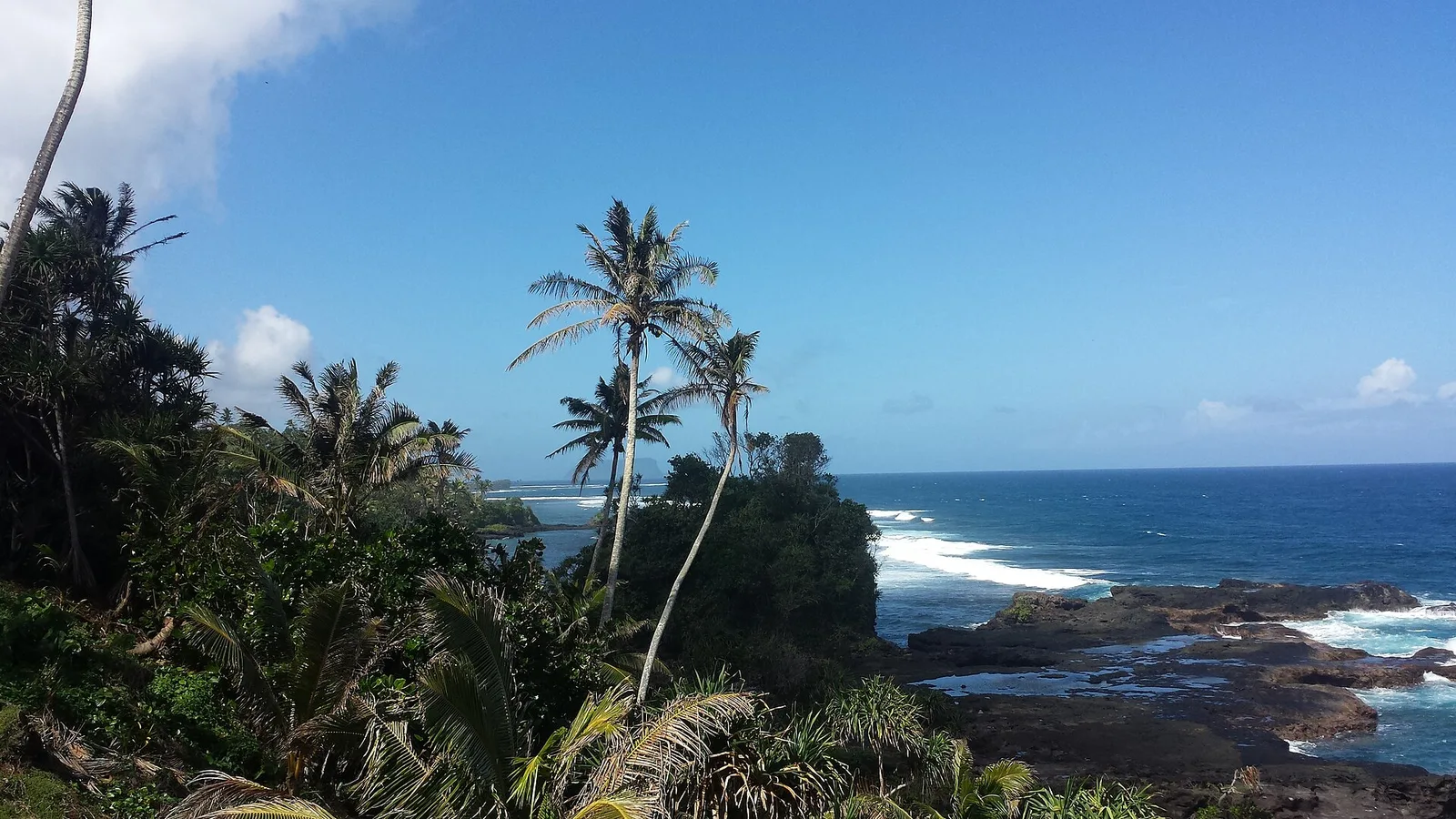 Cross Island Road and central Upolu, Samoa