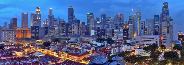 Chinatown and Clarke Quay