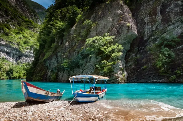 Koman Lake and Shala River