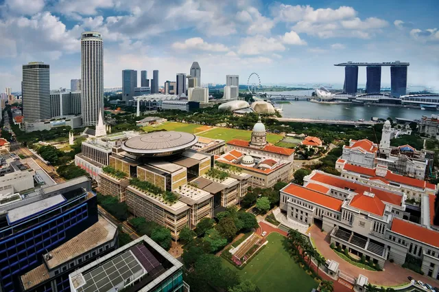 Civic District and Marina Bay