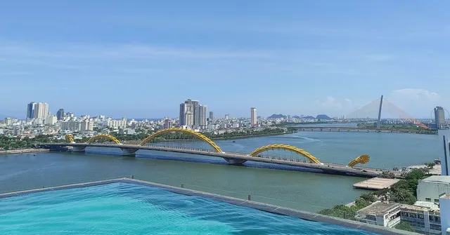 Da Nang city and peninsula