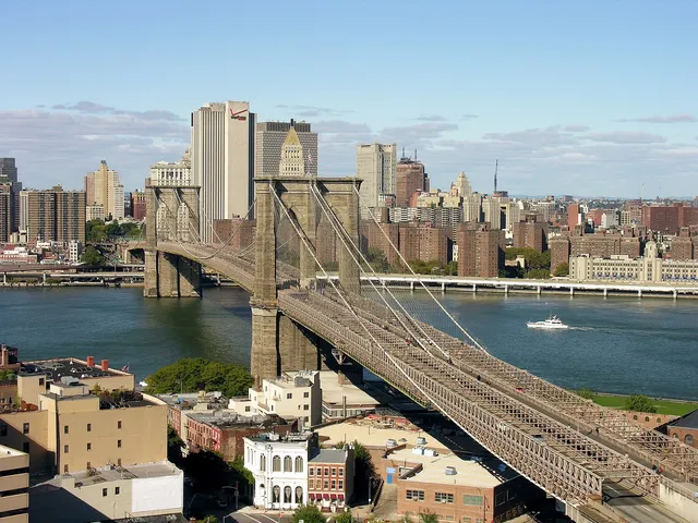 Manhattan and Brooklyn